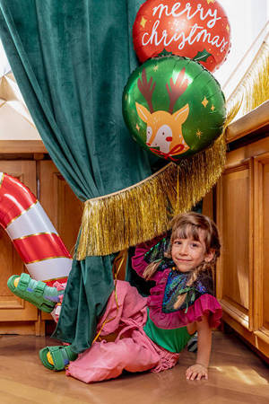 Merry Christmas foil balloon, 45 cm