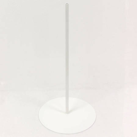 Metal stand, decorative column for balloons, white 60 cm