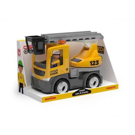 Multigo Build truck with a ladder with a driver