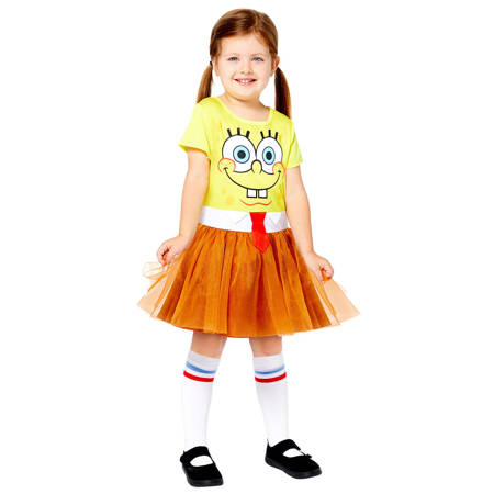 Outfit, costume disguise spongebob for a girl 4-6 years