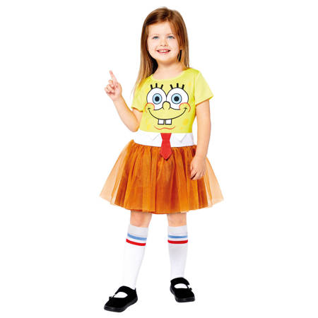 Outfit, costume disguise spongebob for a girl 4-6 years