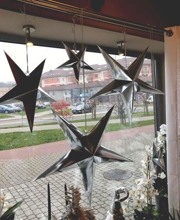 Paper Star, 30cm, silver