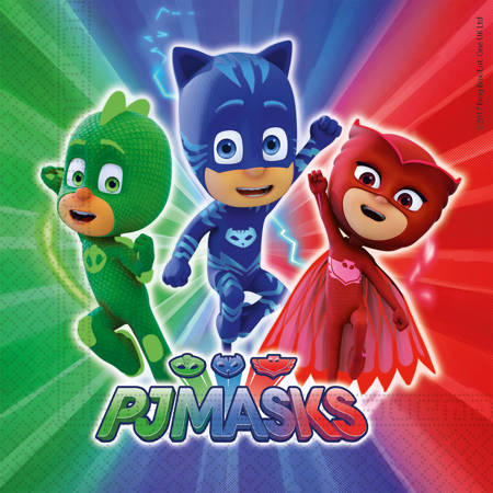 Paper napkins Pj Mask PJ Masks 33x33cm, 20pcs