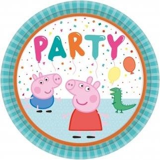 Paper plates, Peppa Pig, 23 cm, 8 pcs.