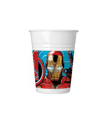 Plastic cups Mighty Avengers - 200ml 8 pcs.