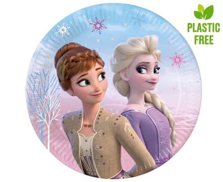 Plates Ice Land 2, Frozen 2 - 20 cm, 8 pcs.