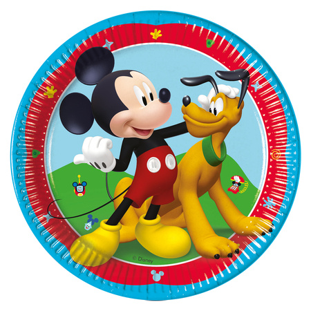 Plates Mickey Mouse Mickey 20 cm, 8 pcs.