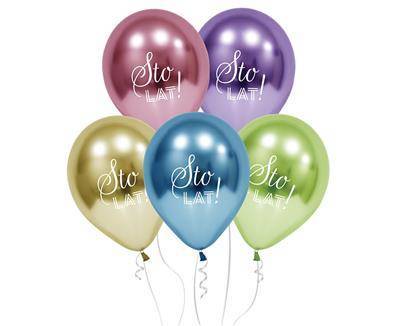 Platinum latex balloons Sto Lat 30cm, 5 pcs