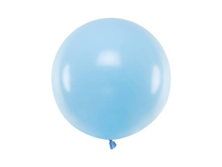 Round balloon, Pastel Baby Blue, 60 cm, 1 pcs