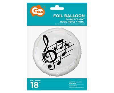 Round foil balloon, Notes, 45 cm