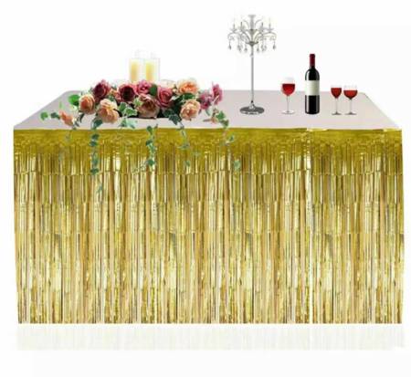 Side table decoration - Skirting, Gold, 5 / 0.73 m.