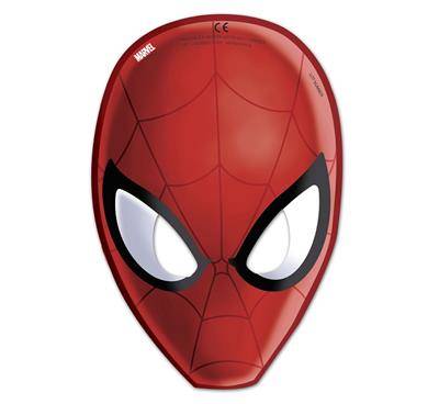 Spiderman paper masks, 6 pcs