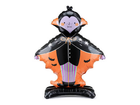 Standing Dracula Foil Balloon, Halloween, 64x81 cm