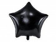 Star Foil balloon, 48cm, black star
