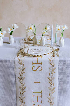 Table runner, First Holy Communion 40 cm x 5 m