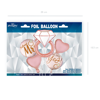 A set of balloons for a bachelorette party, Rose Gold, 5 pcs.