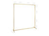 Backdrop stand, frame, gold, 200x200 cm