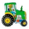 Balloon Foil - Tractor Green, Grabo