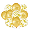 Balloons for a bachelorette party, Bride to be gold from confetti 30 cm, 10pcs