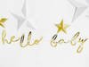 Decoration Star, Gold, different sizes, 6 pcs.