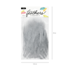 Decorative feathers long - gray, 50 pieces