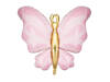 Foil Balloon Butterfly, Pink, 69x69 cm