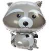 Foil Balloon Raccoon, Forestry Animals 46 cm