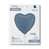 Foil Balloon - Satin Blue Jeans, heart 46 cm, Grabo