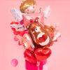 Foil balloon Bear with Love Heart 48x79cm