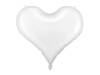 Foil balloon Heart, 75x64.5 cm, white