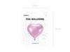 Foil balloon Heart Bright Pink 45cm