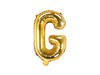 Foil balloon Letter G, 35cm, Gold