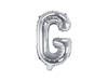 Foil balloon Letter G, 35cm, silver