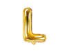 Foil balloon Letter L 35cm, Gold