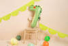 Foil balloon Number 7 - Crocodile, 85 cm