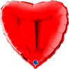 Foil balloon - Red heart 56cm, Grabo