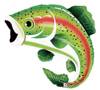 Foil balloon - fish, carp 74cm, grabo