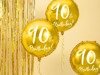 Foil balloon for ninety, 90th Birthday, gold, 45 cm