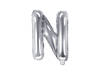 Foil balloon letter N, 35cm, silver