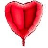 Foil balloon - red heart 46 cm, Grabo