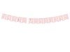 Garland Birthday - HAPPY BIRTHDAY banner, pink