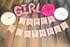 Garland Birthday - HAPPY BIRTHDAY banner, pink