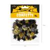 Halloween foil confetti 15 g - spiders and cobwebs