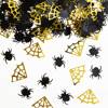 Halloween foil confetti 15 g - spiders and cobwebs