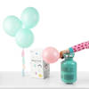 Helium bottle turquis, for 30 balloons