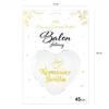 Holy Communion foil balloon, dove 45 cm