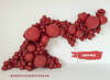 Latex Balloons Kalisan Deep Red,30cm, 100 pcs.