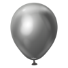 Latex Balloons Mirror Space Grey, 13cm, 100 pcs.