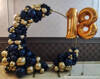 Latex Balloons Standard Navy, 45cm, 25 pcs.