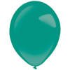 Latex balloons Metallic turquoise / green decorator 35cm, 50 pcs